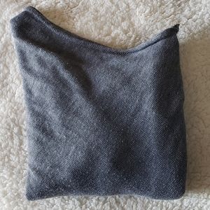 Gray asymmetrical sweater dress size large